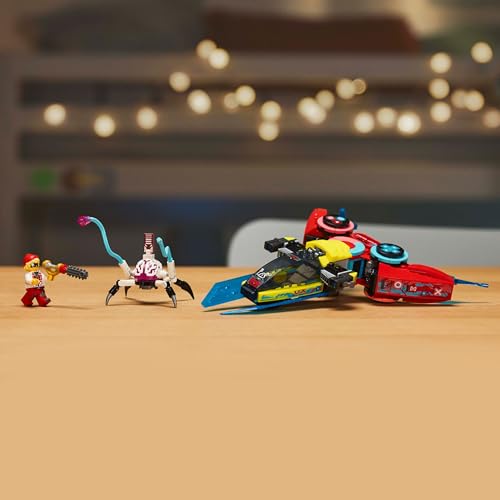 LEGO DREAMZzz Mando Jet de Cooper de Juguete con Minifigura y Figura de Araña, Regalo de Cumpleaños para Niños y Niñas de 7 Años o Más, Juguetes 2 en 1 con Avión, Helicóptero y Joystick 71489 - Imagen 5